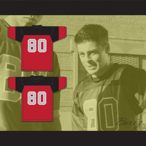 George Shank 80 Blackfoot High School Red Football Jersey 1