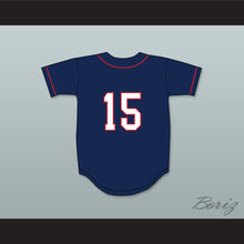 Load image into Gallery viewer, George Springer 15 Avon Old Farms School Winged Beavers Navy Blue Baseball Jersey 1