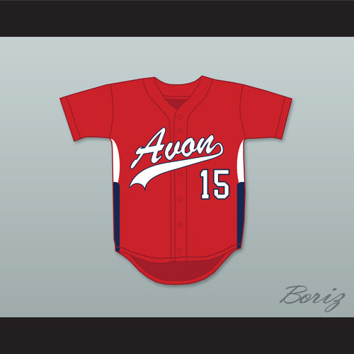 George Springer 15 Avon Old Farms School Winged Beavers Red Baseball Jersey 1