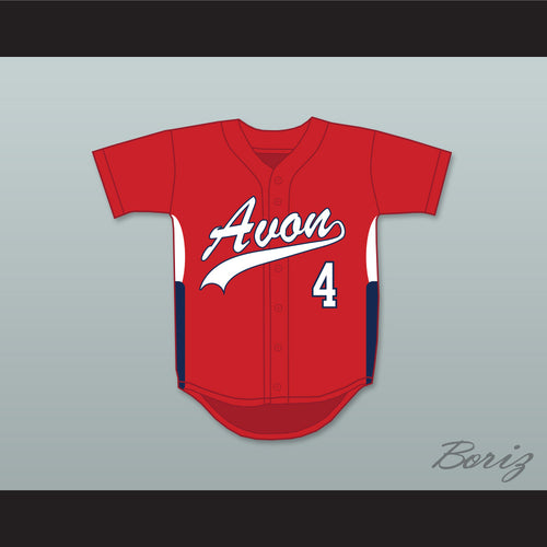 George Springer 4 Avon Old Farms School Winged Beavers Red Baseball Jersey 2