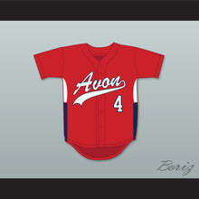 Load image into Gallery viewer, George Springer 4 Avon Old Farms School Winged Beavers Red Baseball Jersey 1