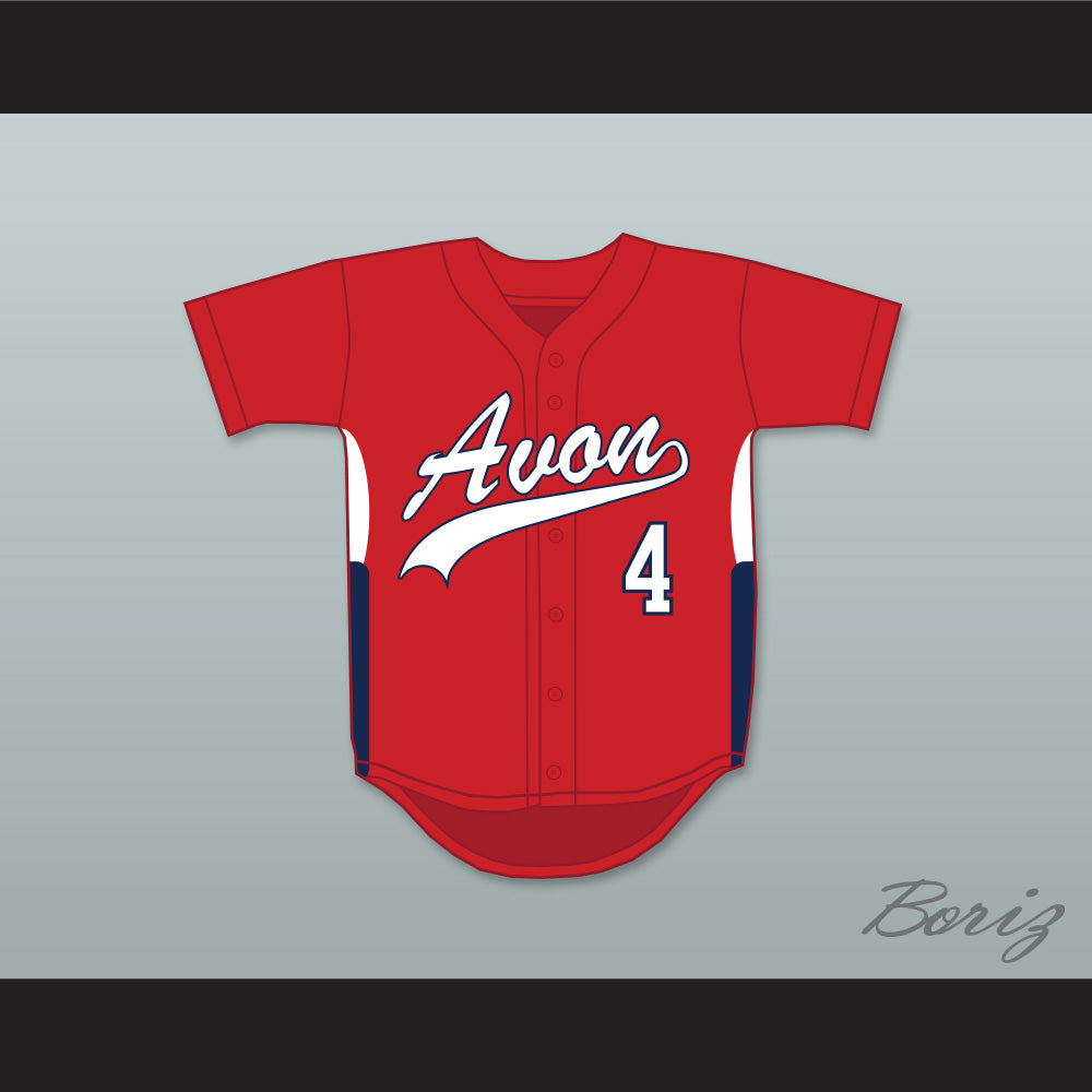 George Springer 4 Avon Old Farms School Winged Beavers Red Baseball Jersey 1