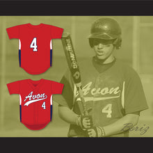 Load image into Gallery viewer, George Springer 4 Avon Old Farms School Winged Beavers Red Baseball Jersey 1