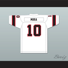 Load image into Gallery viewer, 1975 WFL George Mira 10 Jacksonville Express Home Football Jersey with Patch