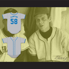 Load image into Gallery viewer, George Plimpton 58 Exhibition Game Gray Baseball Jersey