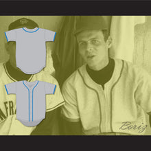 Load image into Gallery viewer, George Plimpton Exhibition Game Gray Baseball Jersey Paper Lion