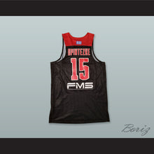 Load image into Gallery viewer, Georgios Printezis 15 Olympiacos Piraeus Greece Black Basketball Jersey