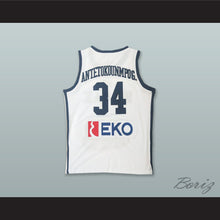 Load image into Gallery viewer, Giannis Antetokounmpo 34 Greece National Team White Basketball Jersey