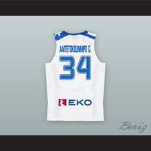 Load image into Gallery viewer, Giannis Antetokounmpo 34 Greece White Basketball Jersey
