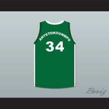 Load image into Gallery viewer, Giannis Antetokounmpo 34 Nigeria Green Basketball Jersey