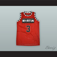 Load image into Gallery viewer, Gina Waters-Payne 3 Martin Red Basketball Jersey