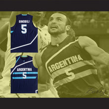 Load image into Gallery viewer, Manu Ginobili 5 Argentina Basketball Jersey