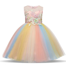 Load image into Gallery viewer, Girls Dress Elegant New Year Princess Children Party Dress Wedding Gown Kids Dresses for Girls Birthday Party Dress Vestido Wear