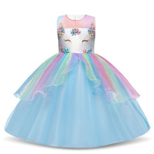 Load image into Gallery viewer, Girls Dress Elegant New Year Princess Children Party Dress Wedding Gown Kids Dresses for Girls Birthday Party Dress Vestido Wear