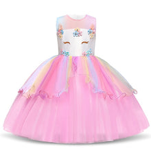 Load image into Gallery viewer, Girls Dress Elegant New Year Princess Children Party Dress Wedding Gown Kids Dresses for Girls Birthday Party Dress Vestido Wear