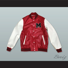 Load image into Gallery viewer, Glee William McKinley High School Red and White Lab Leather Varsity Letterman Jacket
