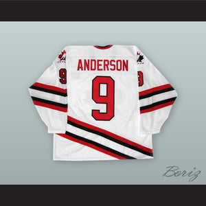 Glenn Anderson 9 Canada White Hockey Jersey