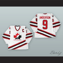 Load image into Gallery viewer, Glenn Anderson 9 Canada White Hockey Jersey
