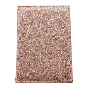 Glitter Sequin PU Leather Passport Holder Bag Business Card Passport Cover Travel Credit Card Holder Cover Driver License Bag