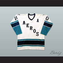 Load image into Gallery viewer, Gord Labossiere 10 Houston Aeros White Hockey Jersey