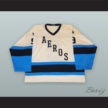 Load image into Gallery viewer, Gordie Howe 9 Houston Aeros White Hockey Jersey