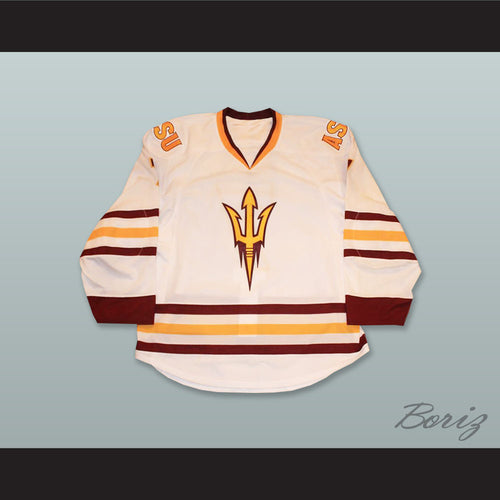 Gorodetsky 7 ASU White Hockey Jersey