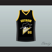 Load image into Gallery viewer, Hines Ward 86 Gotham Rogues Black Basketball Jersey