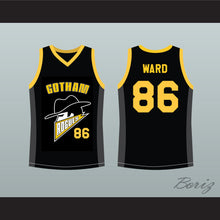 Load image into Gallery viewer, Hines Ward 86 Gotham Rogues Black Basketball Jersey