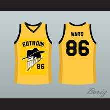 Load image into Gallery viewer, Hines Ward 86 Gotham Rogues Yellow Basketball Jersey