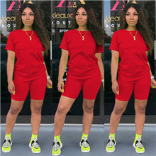 Load image into Gallery viewer, Great Temperament High Quality Neon Women Two Piece Set Tight Bandage Fitness Sports Suit Female Casual Night Club Party Outfits