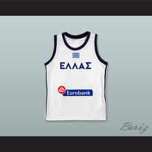 Load image into Gallery viewer, Greece National Team White Basketball Jersey