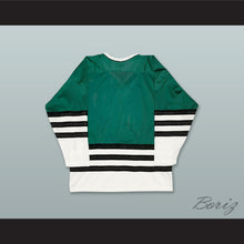 Load image into Gallery viewer, Dark Green White and Black Hockey Jersey