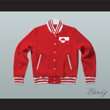 Load image into Gallery viewer, Greenland Varsity Letterman Jacket-Style Sweatshirt