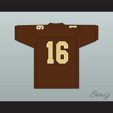 Load image into Gallery viewer, Greg Dulcich 16 Saint Francis High School Golden Knights Brown Football Jersey 1