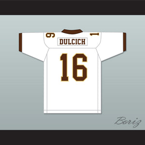 Greg Dulcich 16 Saint Francis High School Golden Knights White Football Jersey 2