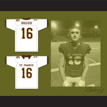 Load image into Gallery viewer, Greg Dulcich 16 Saint Francis High School Golden Knights White Football Jersey 2