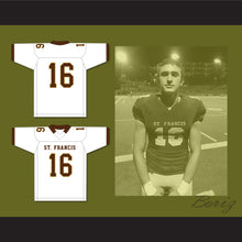 Load image into Gallery viewer, Greg Dulcich 16 Saint Francis High School Golden Knights White Football Jersey 1