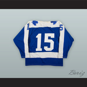 Greg Rolston 15 Toronto Marlboros Blue Hockey Jersey