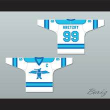 Load image into Gallery viewer, Wayne Gretzky 99 Ross Sheppard High School Thunderbirds Hockey Jersey