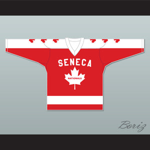 Wayne Gretzky 99 Seneca Nationals Hockey Jersey Metro Junior B Hockey League Red