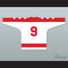 Load image into Gallery viewer, Wayne Gretzky 9 Seneca Nationals Hockey Jersey Metro Junior B Hockey League NN White