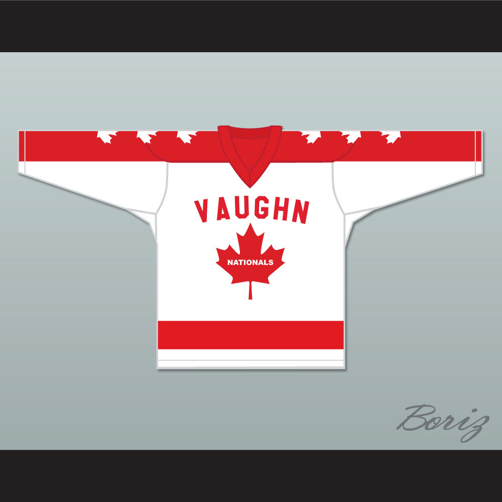 Wayne Gretzky 9 Vaughan Nationals Hockey Jersey Metro Junior B Hockey League NN White