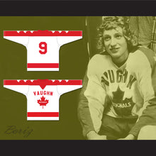 Load image into Gallery viewer, Wayne Gretzky 9 Vaughan Nationals Hockey Jersey Metro Junior B Hockey League NN White