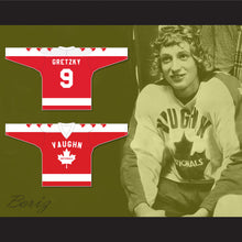 Load image into Gallery viewer, Wayne Gretzky 9 Vaughan Nationals Hockey Jersey Metro Junior B Hockey League Red