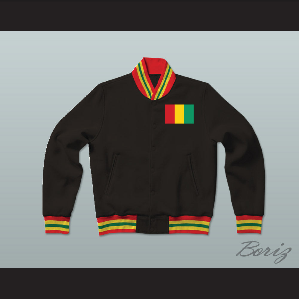Guinea Varsity Letterman Jacket-Style Sweatshirt