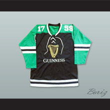 Load image into Gallery viewer, Guinness 1759 Black and Green Hockey Jersey
