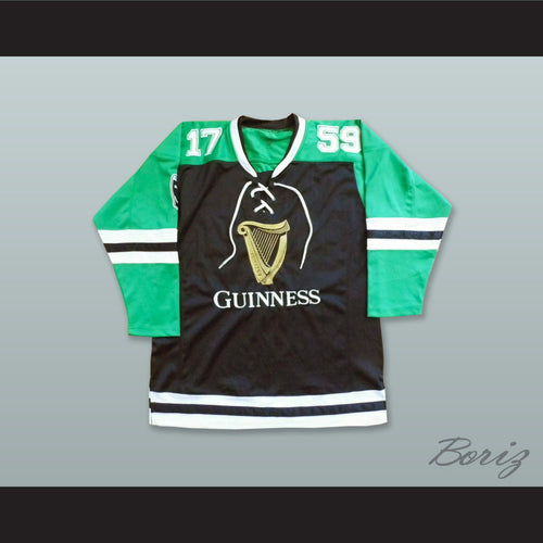 Guinness 1759 Black and Green Hockey Jersey