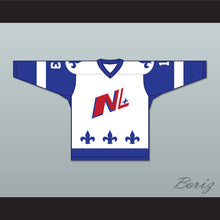 Load image into Gallery viewer, Guy Lambert 13 Le National de Quebec White Hockey Jersey- Lance et compte (He Shoots, He Scores)