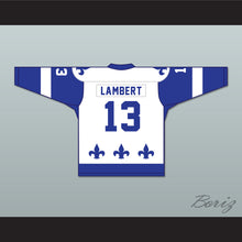 Load image into Gallery viewer, Guy Lambert 13 Le National de Quebec White Hockey Jersey- Lance et compte (He Shoots, He Scores)