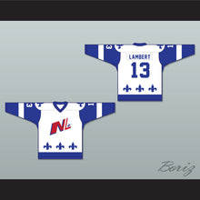 Load image into Gallery viewer, Guy Lambert 13 Le National de Quebec White Hockey Jersey- Lance et compte (He Shoots, He Scores)